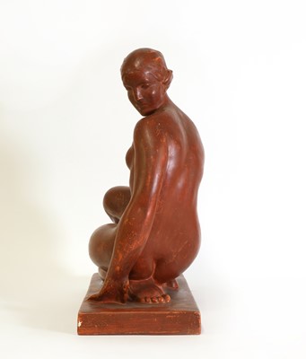 Lot 95 - A French Art Deco terracotta figure