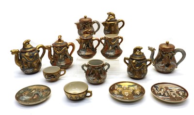Lot 52 - A collection of Japanese Satsuma ware