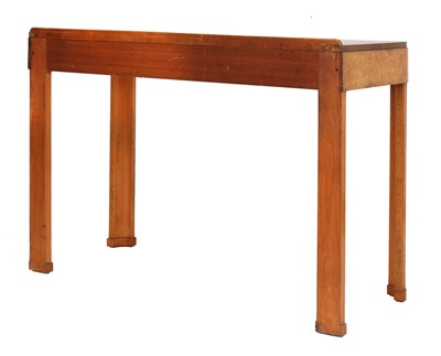 Lot 189 - An Art Deco burr maple and walnut serving table
