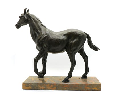 Lot 168 - A bronze model a horse