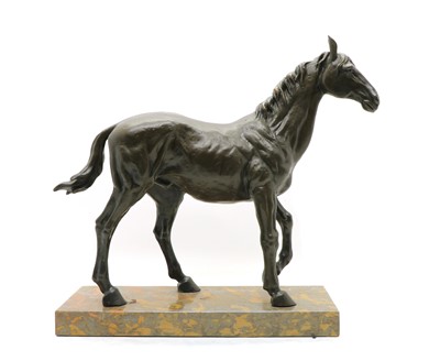 Lot 168 - A bronze model a horse