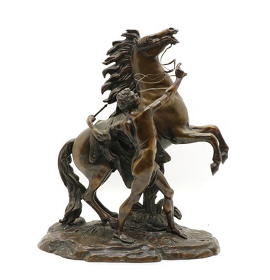 Lot 300A - A bronze modelled after Guillaume Coustou’s Marly Horse