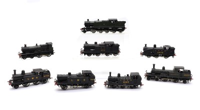 Lot 180 - Eight kit or scratch-built 00 gauge metal model locomotives