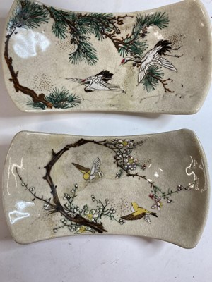 Lot 79 - A collection of Japanese Satsuma ware plates