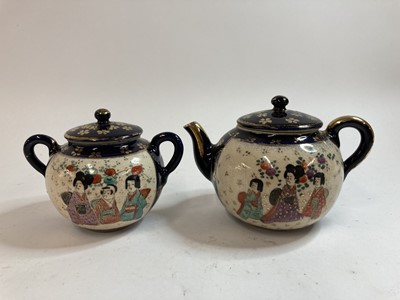 Lot 83 - A collection of Japanese Satsuma ware
