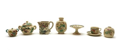 Lot 109 - A collection of Japanese Satsuma ware