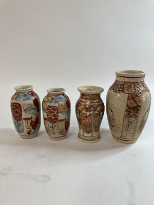 Lot 183 - A collection of Japanese Satsuma ware