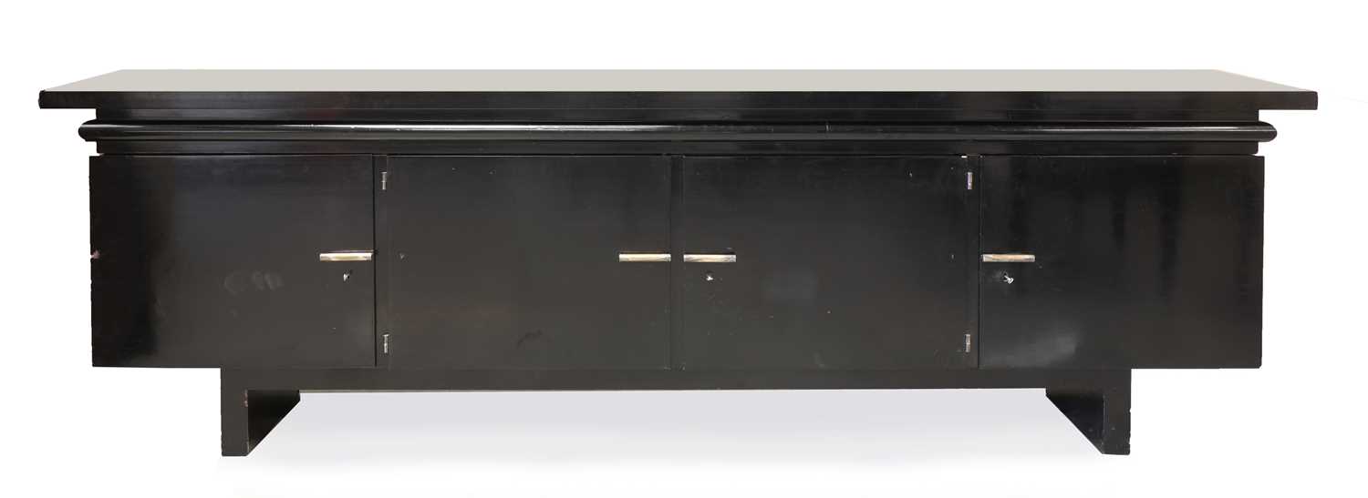 Lot 97 - A French Art Deco ebonised sideboard