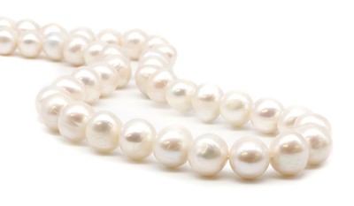 Lot 235 - A single row uniform freshwater cultured pearl necklace