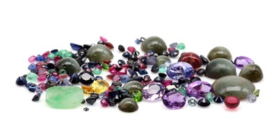 Lot 262 - A collection of unmounted gemstones