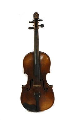 Lot 282 - A Mittenwald style violin