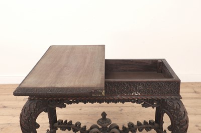 Lot 448 - An Anglo-Indian padouk card table