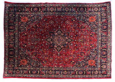 Lot 384 - An Isfahan wool carpet