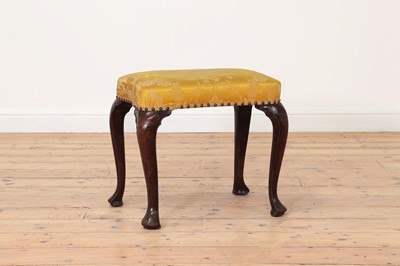 Lot 232 - A George III mahogany dressing stool