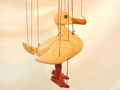 Lot 227 - The Jacquard Puppets 'The Little White Duck'