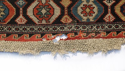 Lot 319 - A Caucasian carpet
