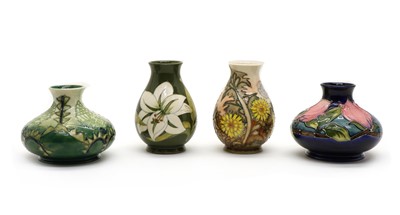 Lot 85 - A Moorcroft ‘Dandelion’ pattern pottery vase