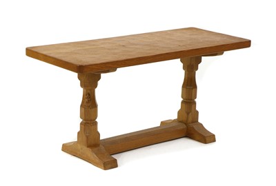 Lot 78 - A Robert 'Mouseman' Thompson oak side table