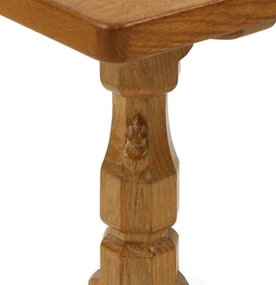 Lot 78 - A Robert 'Mouseman' Thompson oak side table