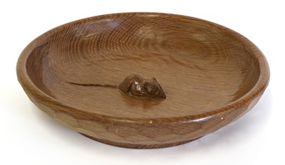 Lot 75 - A Robert 'Mouseman' Thompson oak bowl