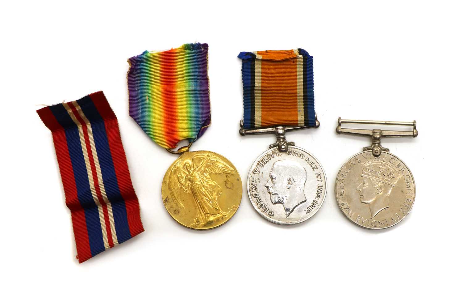 Lot 52 - A WWI medal pair