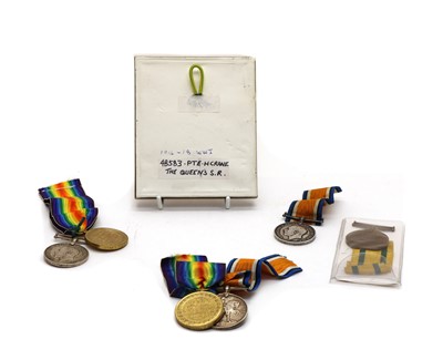 Lot 59 - A WWI medal trio