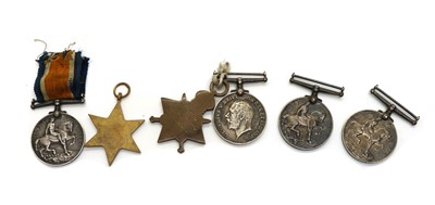 Lot 47 - A WWI medal pair