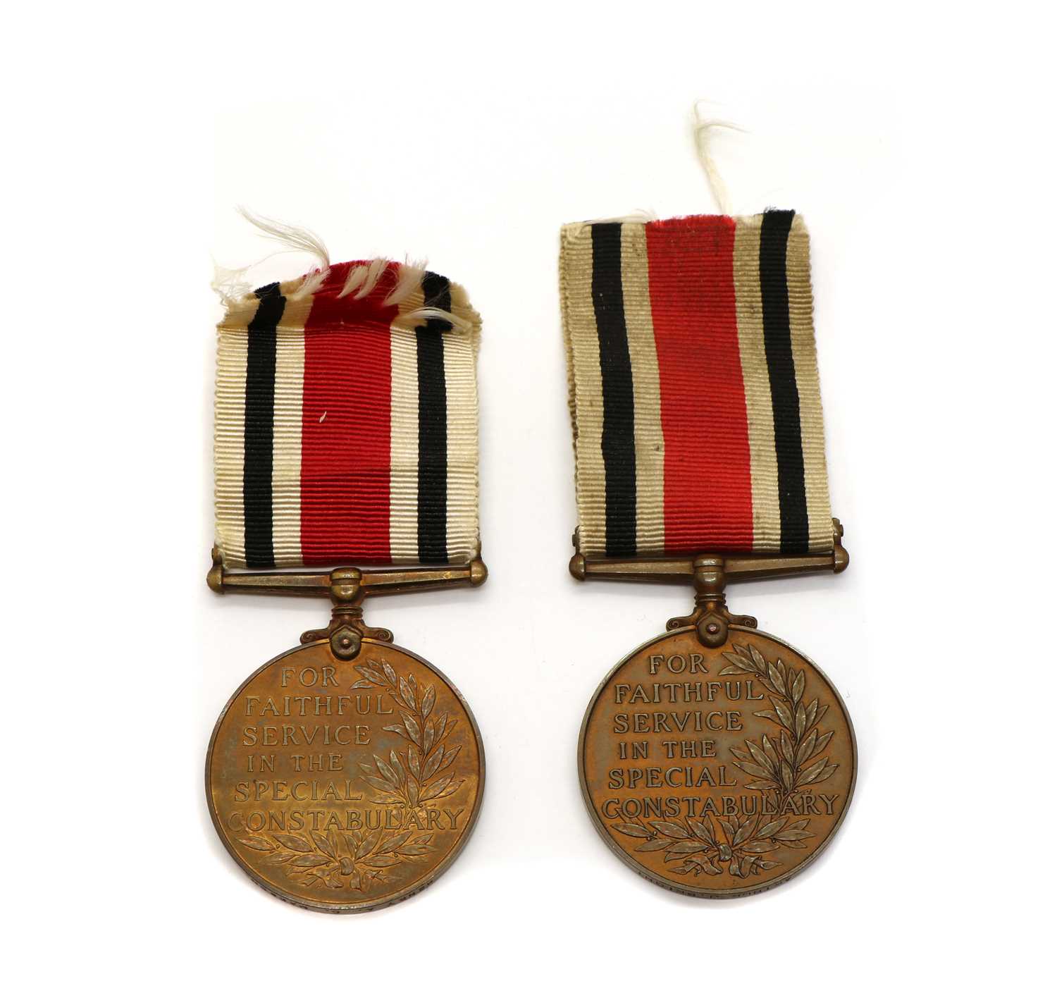 Lot 51 - Two Special Constabulary Long Service Medals