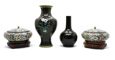 Lot 159 - A collection of Chinese cloisonne