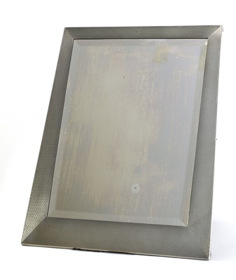 Lot 152 - An Art Deco silver easel-back mirror