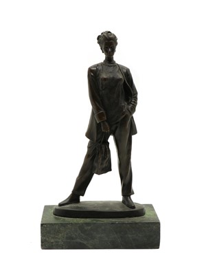 Lot 157 - A bronze figure