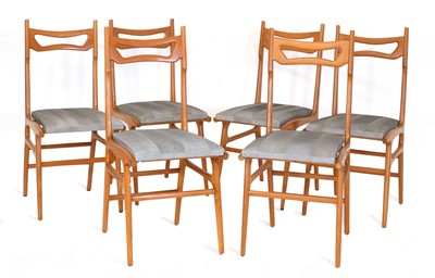 Lot 456 - A set of six Italian dining chairs