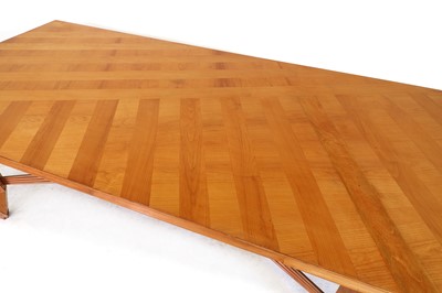 Lot 98 - An Art Deco maple dining table
