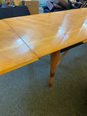 Lot 98 - An Art Deco maple dining table