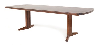 Lot 348 - A Gordon Russell 'Marwood' rosewood extending dining table, §