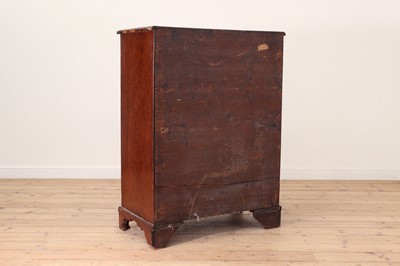 Lot 29 - A George II walnut tall chest of drawers