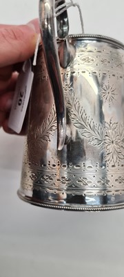 Lot 20 - A Victorian three-piece silver tea service
