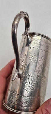 Lot 20 - A Victorian three-piece silver tea service