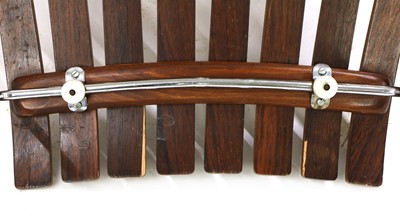 Lot 400 - A pair of rosewood chairs