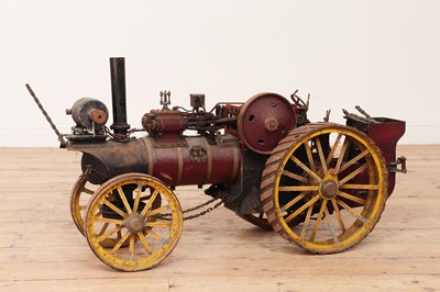 Lot 473 - A scale live steam model of a showman's traction engine