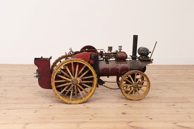Lot 473 - A scale live steam model of a showman's traction engine