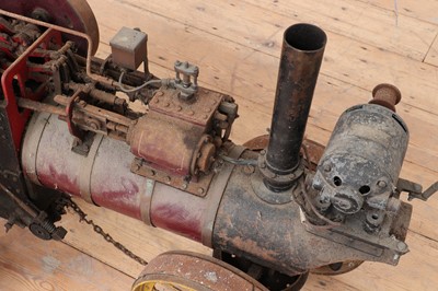 Lot 473 - A scale live steam model of a showman's traction engine