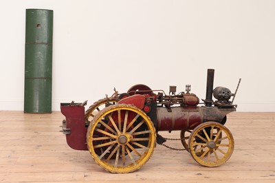 Lot 473 - A scale live steam model of a showman's traction engine