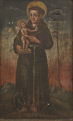 Lot 443 - An Icon of St Joseph