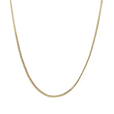 Lot 120 - An Italian gold curb link chain, by Giovanni Balestra & Figli