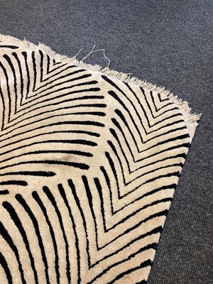 Lot 207 - A ‘zebra skin’ rug