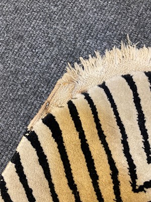 Lot 207 - A ‘zebra skin’ rug