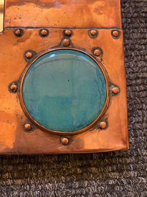 Lot 45 - A Liberty & Co. copper wall mirror