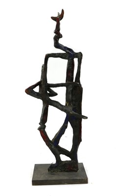 Lot 485 - A modernist bronze sculpture