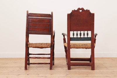 Lot 265 - A painted softwood chair